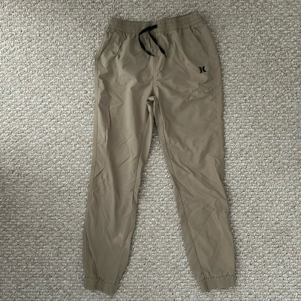 Boys Hurley Khaki Joggers, large